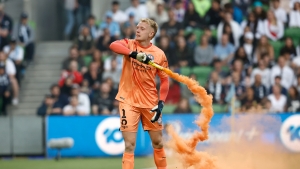 Melbourne City keeper Glover avoids ban for throwing flare towards supporters