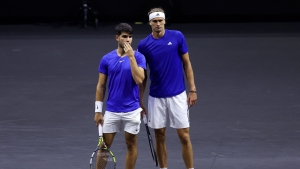 Alcaraz beaten on Laver Cup debut with Zverev in doubles