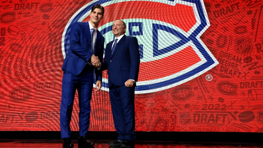 Montreal Canadiens select Juraj Slafkovsky with first pick of the NHL Draft