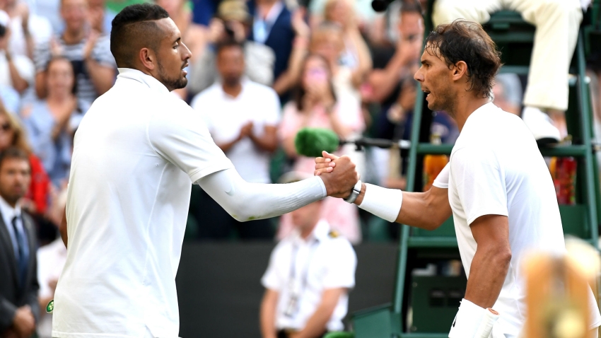 Wimbledon: Kyrgios wishes Nadal well after receiving semi-final walkover