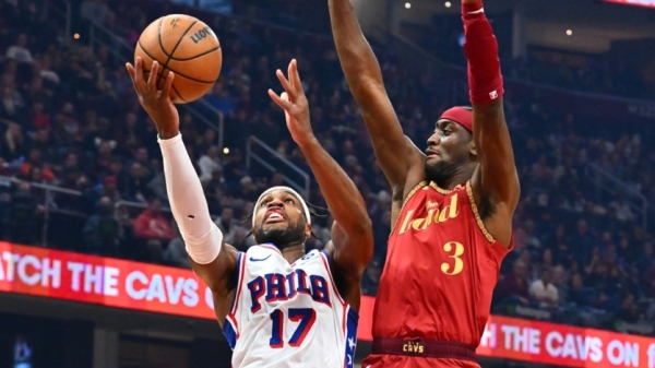 76ers halt Cavaliers&#039; winning streak