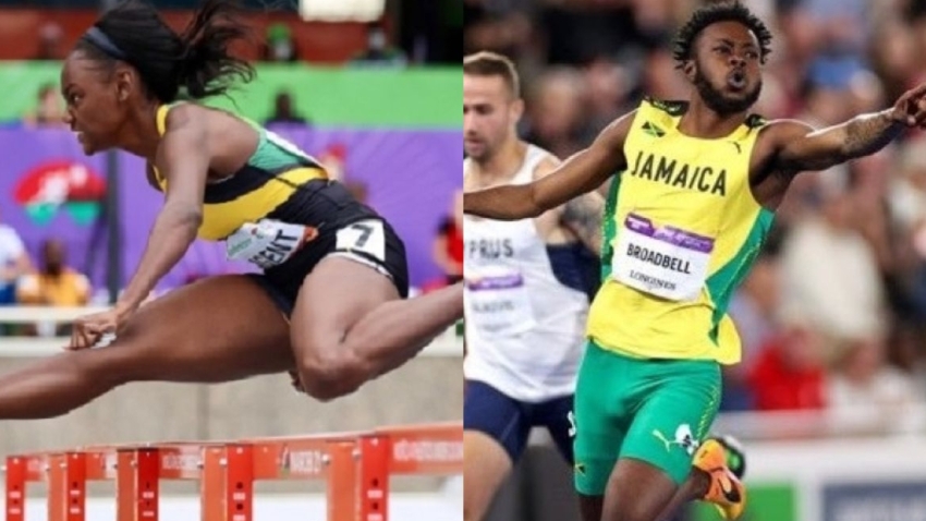 World lead and national record for Ackera Nugent; Rasheed Broadbell victorious in thrilling sprint hurdles at 2024 National Championships