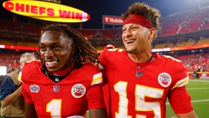 Mahomes lauds Worthy influence on Chiefs in Baltimore win