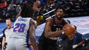 76ers win eighth straight to move closer to clinching east, Nets end slump and Westbrook equals record