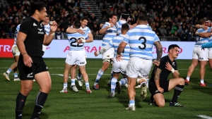 New Zealand 18-25 Argentina: Pumas claim historic first away win over struggling All Blacks