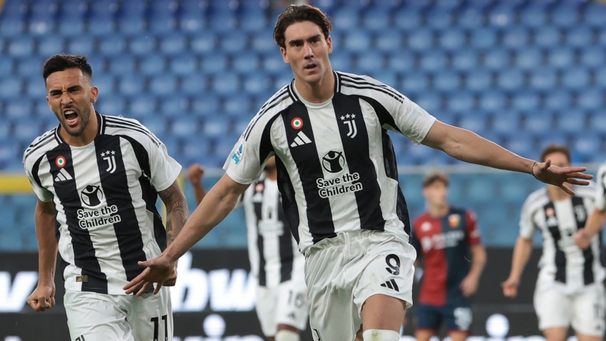 Genoa 0-3 Juventus: Vlahovic double ends goal-drought to send visitors top of Serie A