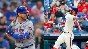 Harper and Alonso shine in Mets-Phillies double-header, Alfaro and Torres hit walk-offs