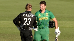 Maharaj and Rossouw shine as Proteas thrash Black Caps in World Cup warm-up game