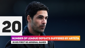 Arteta says Arsenal cannot feel sorry for themselves after making unwanted history