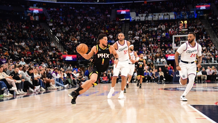 NBA: Booker scores 40 as Suns win again in Clippers' new home