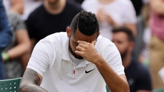 Wimbledon: Kyrgios bows out after retiring hurt