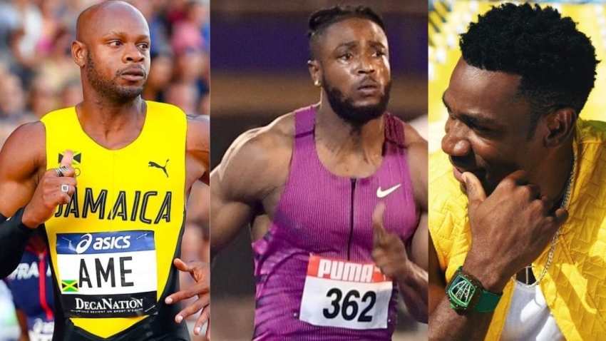 Jamaican sprint legends Yohan Blake and Asafa Powell praise Kishane Thompson's electrifying performances at National Championships