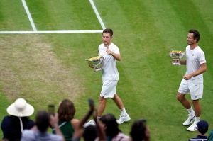 Neal Skupski rewards brother Ken’s travelling exploits with Wimbledon win