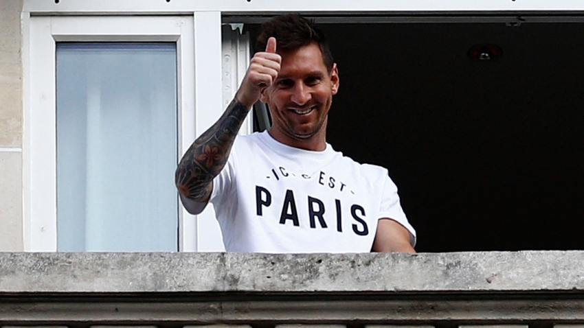 Messi joins Neymar and Mbappe at PSG