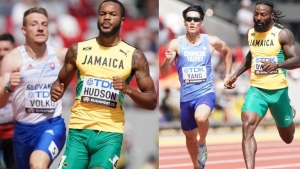Hudson, Dwyer advance to second round of 200m; 100m medalists, Lyles, Tebogo and Hughes win respective heats