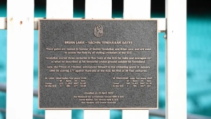 Icons Brian Lara and Sachin Tendulkar honoured as Sydney Cricket Ground unveils gates named after them