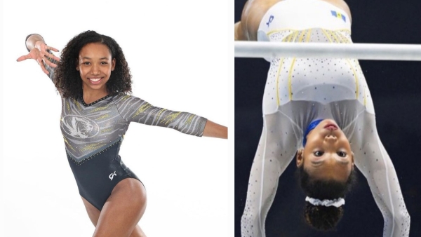 Barbadian gymnast Olivia &quot;Storm&quot; Kelly