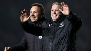 Neil Dewsnip ‘absolutely delighted’ as Plymouth defeat leaders Leicester