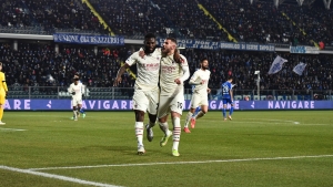 Empoli 2-4 Milan: Rossoneri surge into second