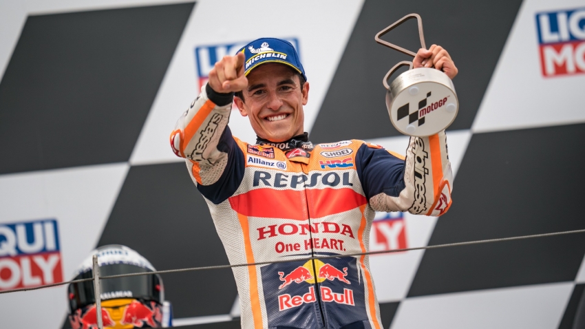 Emotional Marquez grateful for support after &#039;important&#039; win in Germany