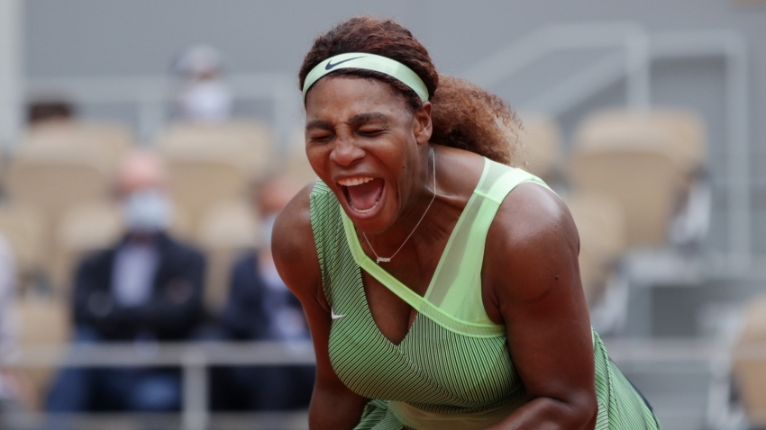 French Open: Williams sees off Collins with fierce second-set fightback