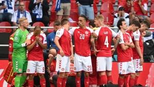 Denmark v Finland suspended after Christian Eriksen collapses