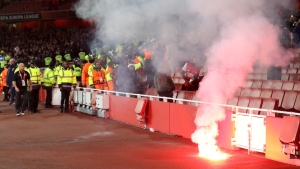 PSV hit with fine and ticket ban after fan chaos at Arsenal