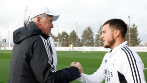 Ancelotti refutes suggestions of &#039;cold&#039; Hazard relationship as Vinicius form sidelines Belgian