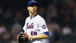 Mets ace DeGrom to &#039;refrain from throwing&#039; due to lat inflammation