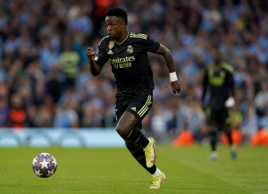 Vinícius Jr. scores against Atlético Madrid after effigy of Black