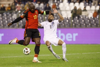 Romelu Lukaku has first half to remember as Belgium hammer Azerbaijan