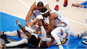 Dort matches Durant and Westbrook as Thunder roll past Spurs