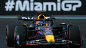 Max Verstappen overcomes hostile reception to storm to Miami Grand Prix win