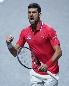 Jannik Sinner stuns Novak Djokovic to send Italy through to Davis Cup final