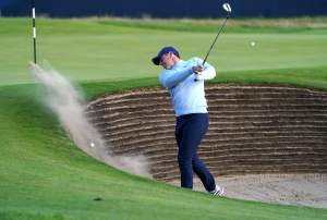 Open officials alter bunkers after complaints as Brian Harman surges into lead
