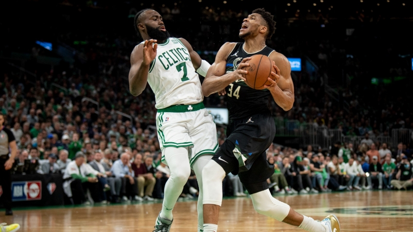 Giannis Antetokounmpo breaks down his clutch three, and Jrue Holiday&#039;s performance in Game 5