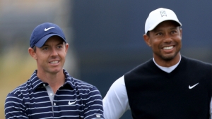 Woods to partner McIlroy in The Match charity event despite foot injury