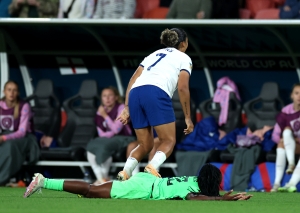 A step too far. Lauren James shown a red card in England's Women's