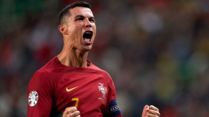 Portugal 4-0 Liechtenstein: Record-breaker Ronaldo at the double to get Martinez&#039;s tenure started in style