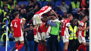 Chelsea 2-4 Arsenal: Nketiah double gets Gunners firing again