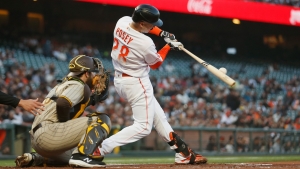 Giants win ninth straight, Dodgers clinch playoff spot and Rays reach 90 victories