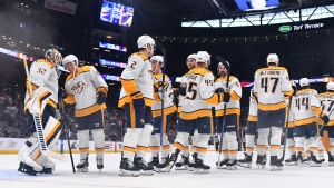 NHL: Predators edge Blue Jackets to extend point streak to 11