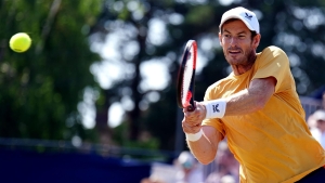 Andy Murray fights back from a set down to reach Surbiton semi-finals