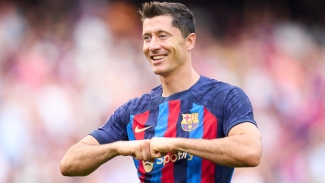 Barcelona 3-0 Elche: Lewandowski double helps put Xavi&#039;s men top