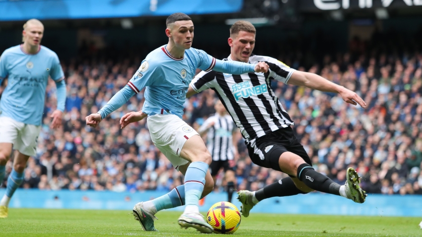 Manchester City 2-0 Newcastle United: Hard-fought win keeps champions on Arsenal&#039;s heels