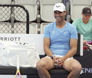 Rafael Nadal plays down his chances ahead of tennis comeback in Brisbane