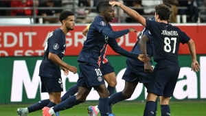 Reims 1-1 Paris Saint-Germain: Dembele equaliser maintains unbeaten start