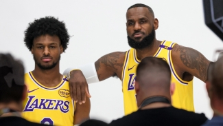 LeBron, Bronny play first game together