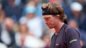 Rublev crashes out of French Open after straight sets defeat to Arnaldi