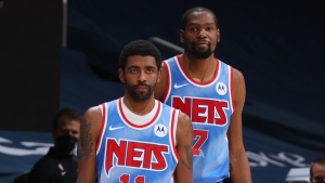 Durant confident Irving situation will resolve itself amid Nets ban